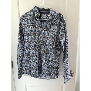 Zara Floral Slim Fit Dress Shirt